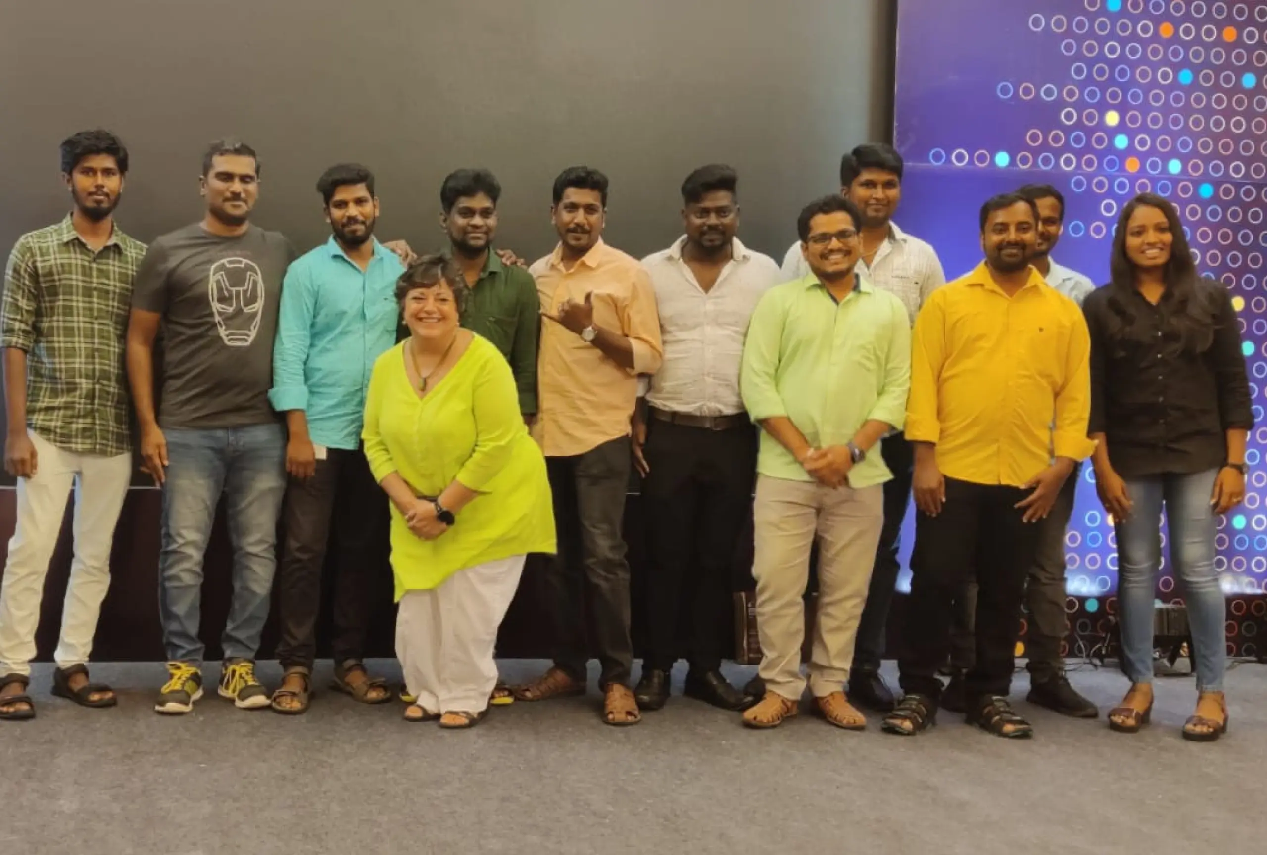 Ranjith Maniarasu with Teammates