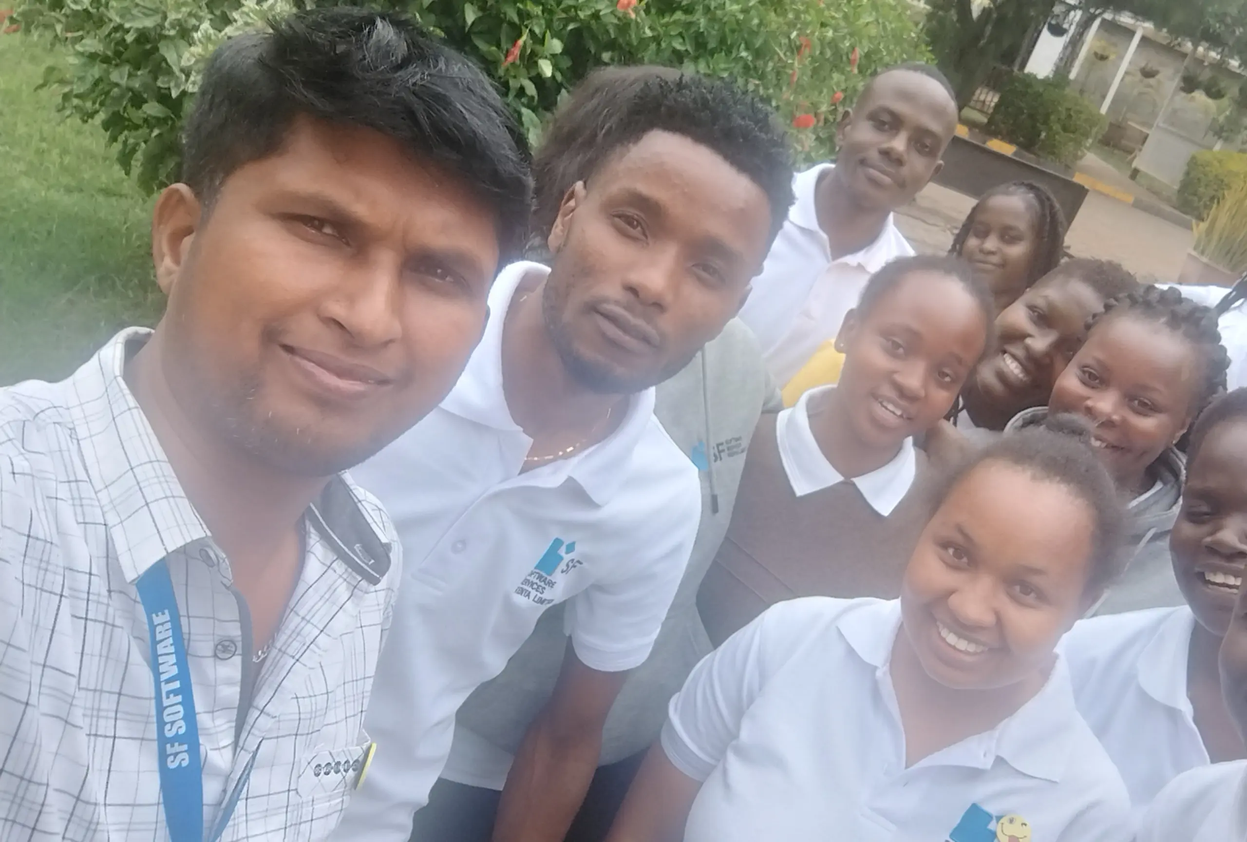 Ranjith Maniarasu with Kenya Colleagues