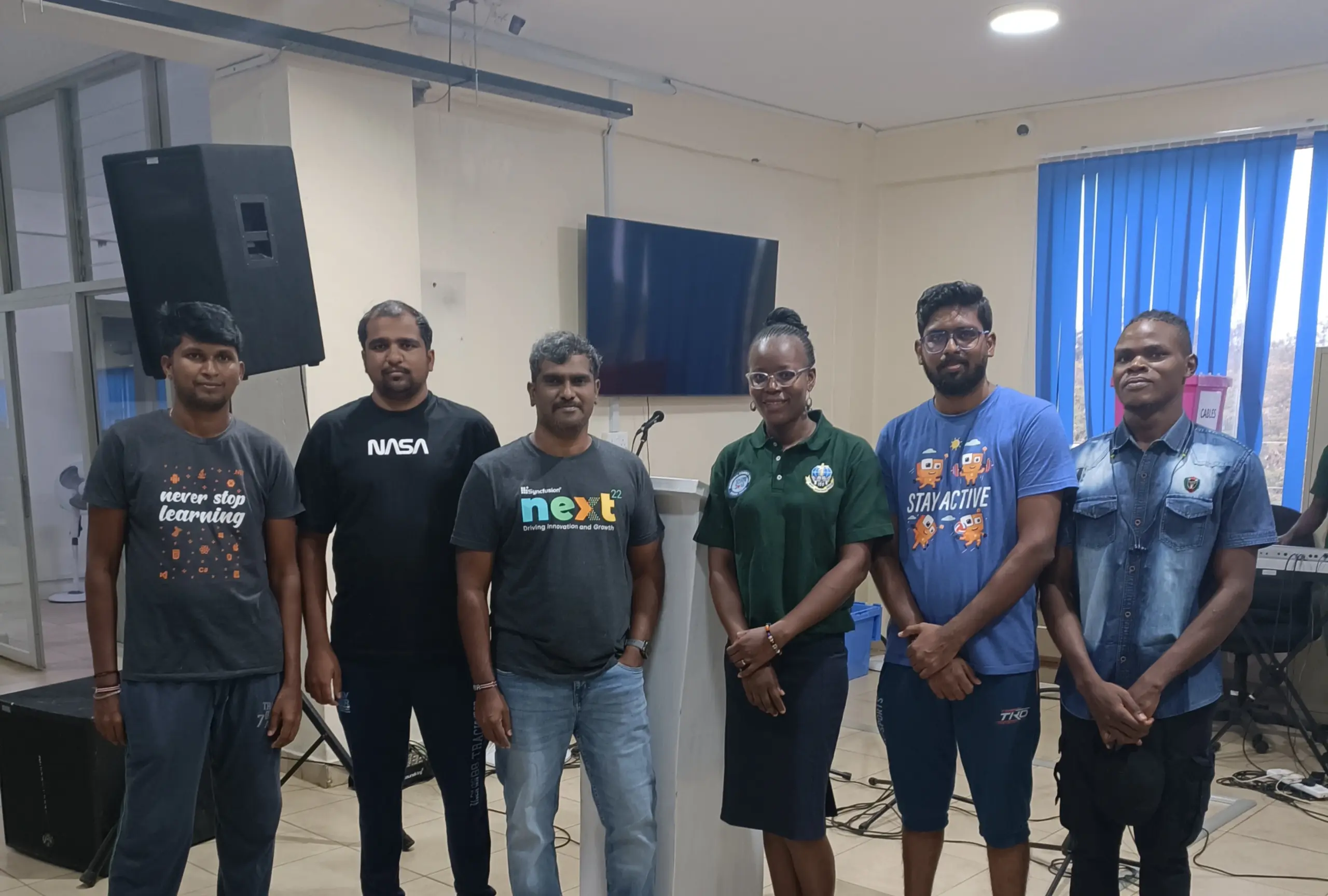 Ranjith Maniarasu with Colleagues