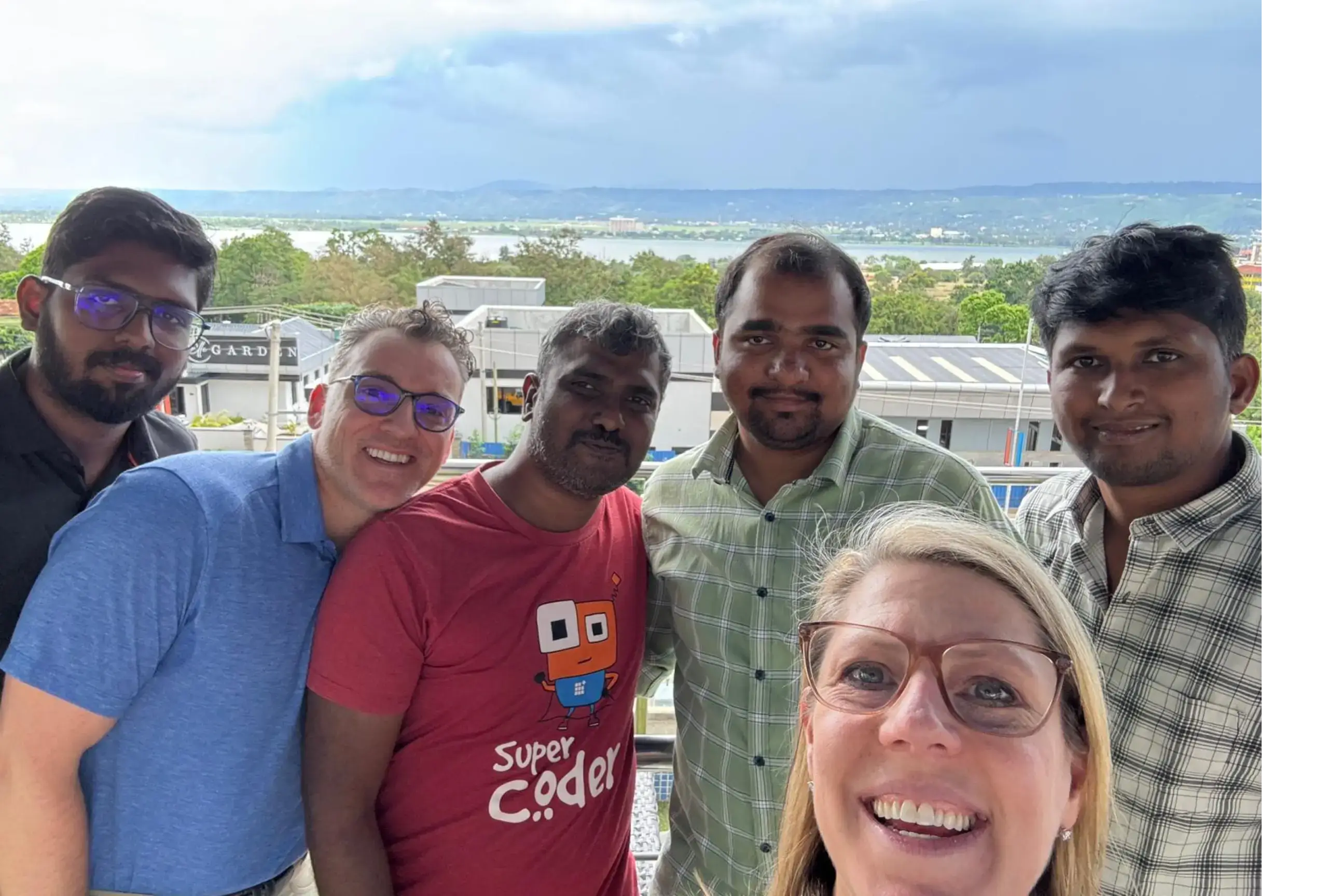Ranjith Maniarasu with Global Team