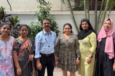 Regina Mary Rayappan With Office Leadership Team