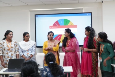 Regina Mary Rayappan With Team Members