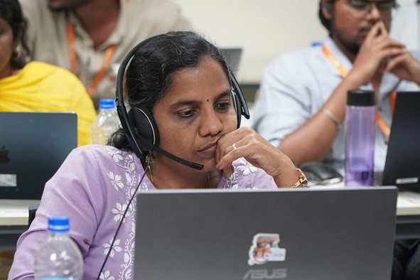 Regina Mary Rayappan Working At Workspace