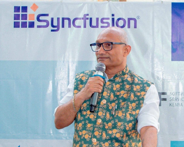Rudolph Melvin Mathias Speaking at Syncfusion Event