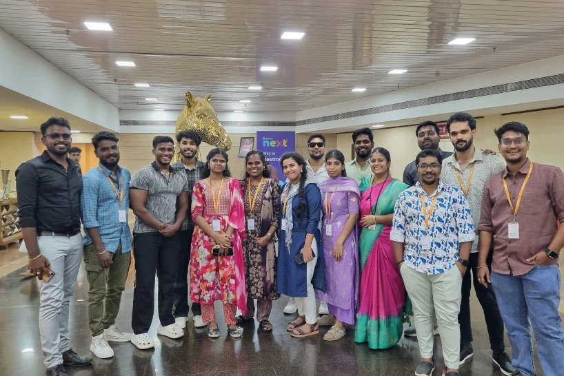 Sangeetha P with her overall team mates in next event
