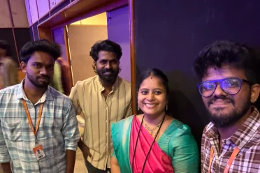 Sangeetha Parameswaran with colleagues in event