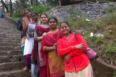 Sangeetha Parameswaran with friends