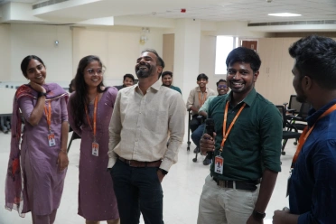Saravanan ganesan with colleagues