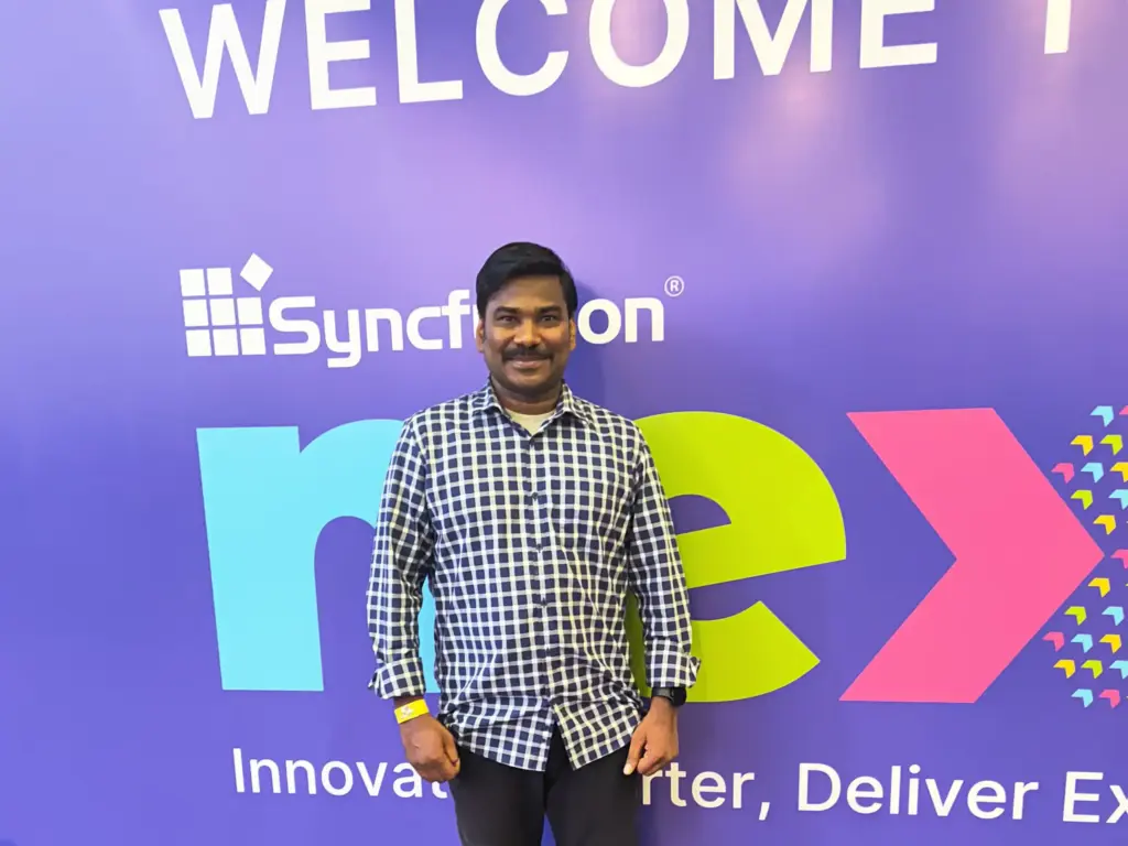 Saravanan Thirunavukkarasu at NEXT Event