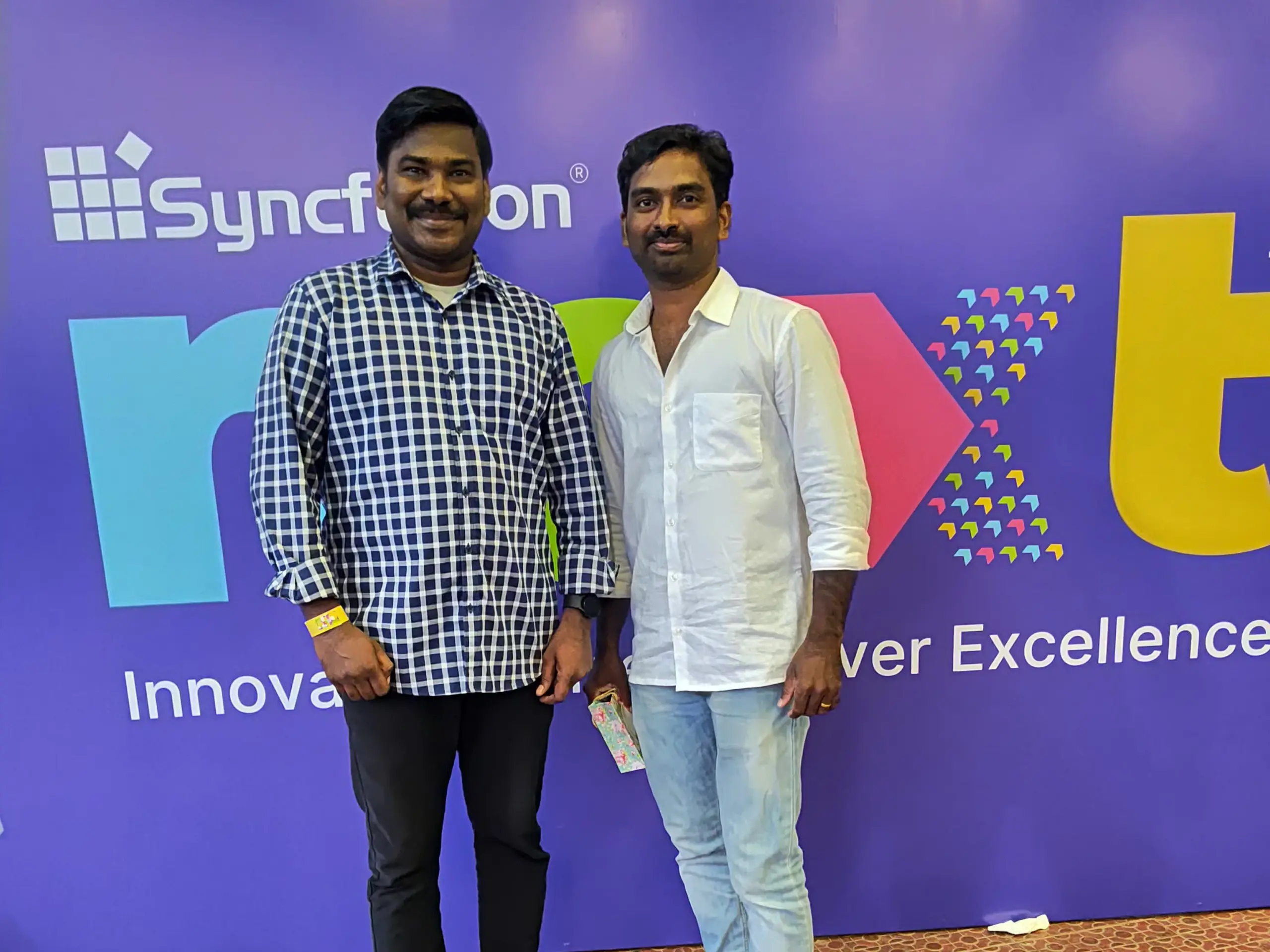 Saravanan Thirunavukkarasu at NEXT Event with Friend