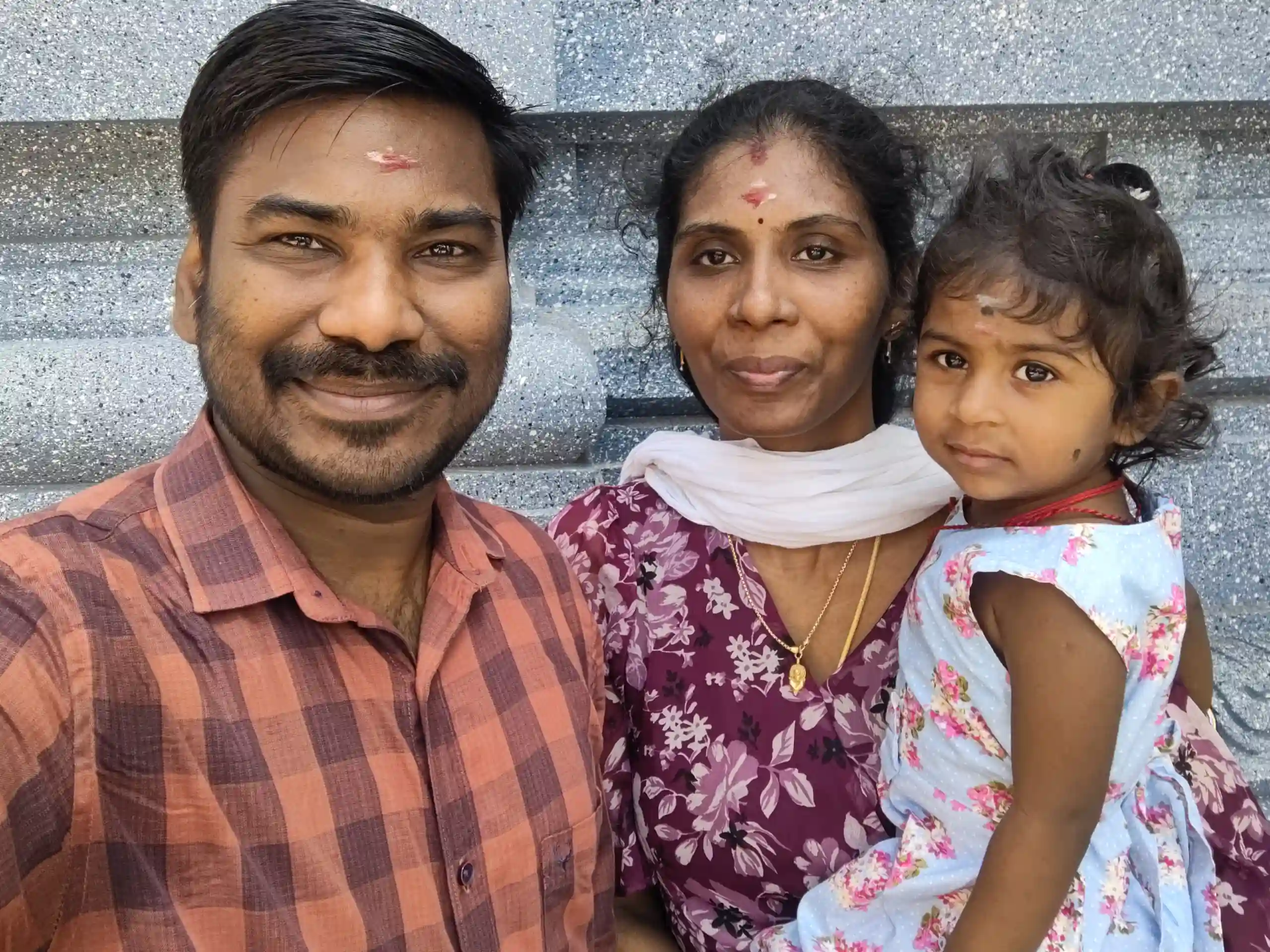 Saravanan Thirunavukkarasu with Daughter