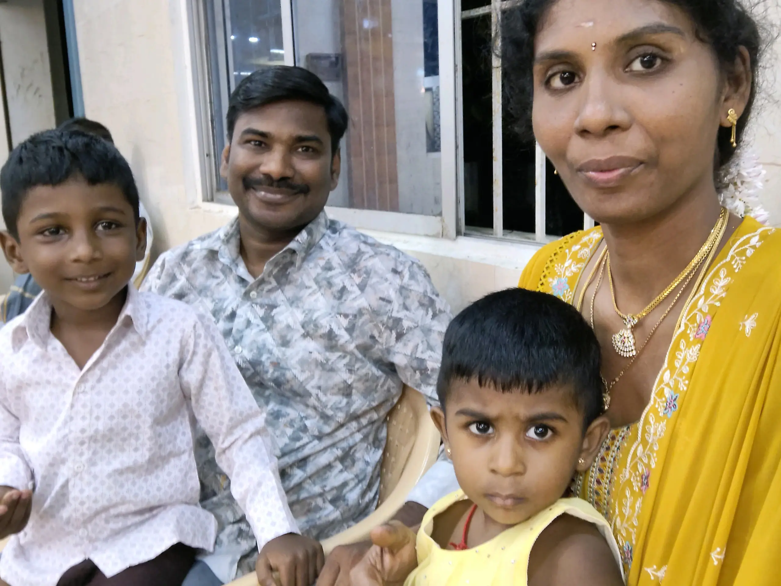 Saravanan Thirunavukkarasu with Family Members