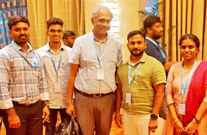 Sasi kumar and team with daniel