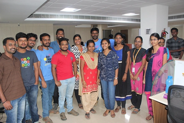Satheesh Kumar Kalimuthu With Product Team Members