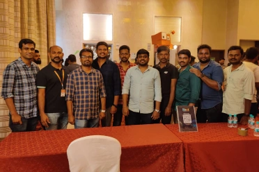 Senthilkumar with team membes