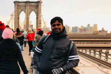 Sheik Syed Abthaheer Mohamed Ariff at tourist place