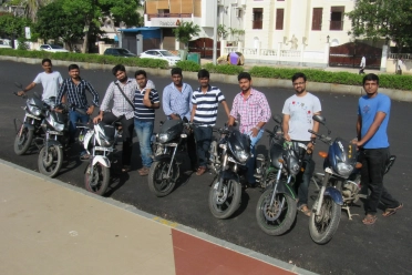 Silambarasan Ilango With Friends And Bikes