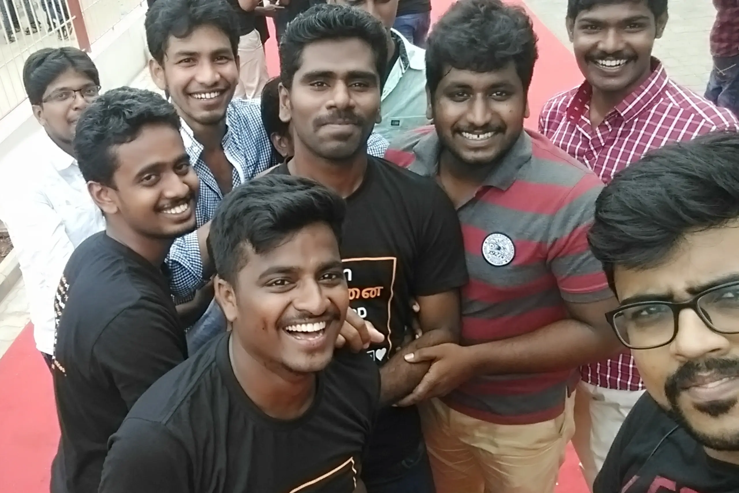 Silambarasan Ilango With Friends