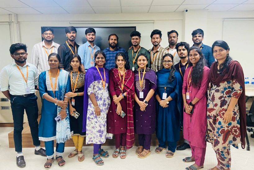 sowmiya venkatesan with intranet team members v2