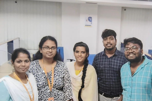 Subashini Mahendran With Colleagues
