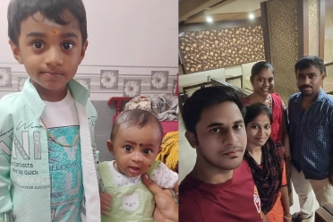 Subashini Mahendran With Family Members