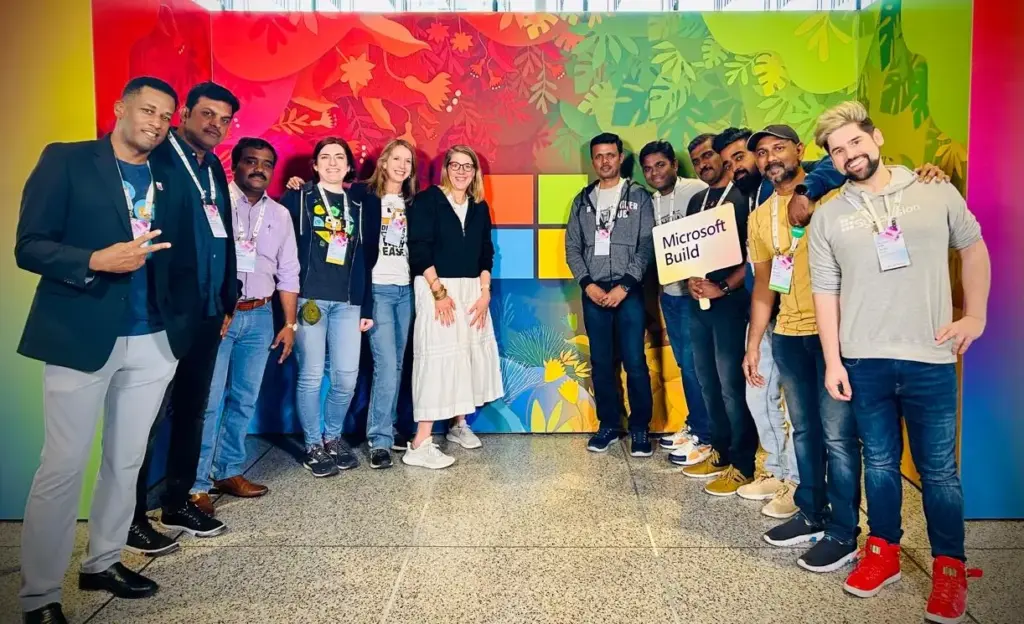 Sumankumar Gopalakrishnan Team at Microsoft Meeting