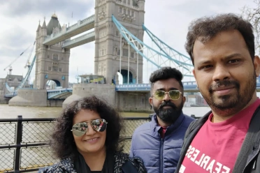 Suresh Mohan London Tower Bridge Visit