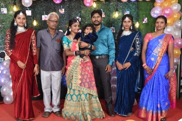 Suresh Ram Chandrasekaran With Family At Function