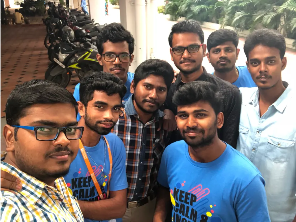 Suresh Ram Chandrasekaran With Friends At Event