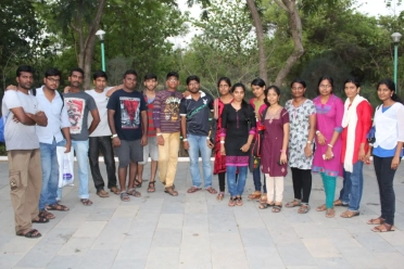 Suresh Ram Chandrasekaran With Friends At Tourist Place
