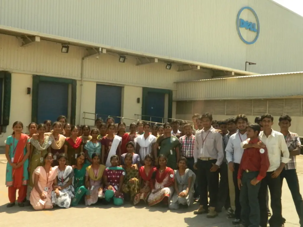 Suresh Ram Chandrasekaran With Team Members At Company Visit