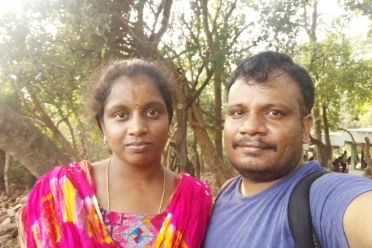 Suriyaprakasam Rajavel With Life Partner