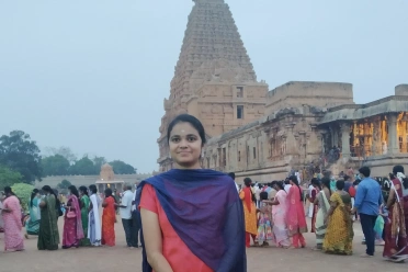 Susmitha Sundar At Temple