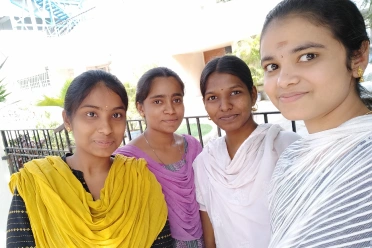 Susmitha Sundar With Friends Outside