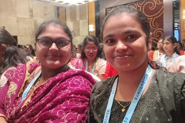 Susmitha Sundar With Team Member At Next Event