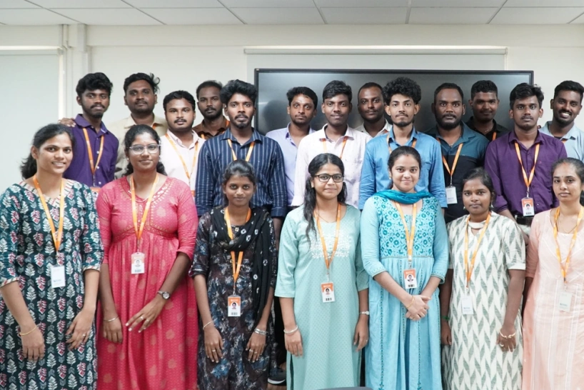 Susmitha Sundar With Team Members
