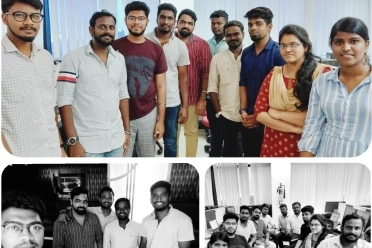 Thavasianand Sankaranarayanan With Team Members