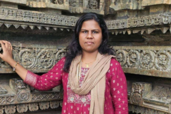 Uma Maheswari Chandrabose At Historic Monument