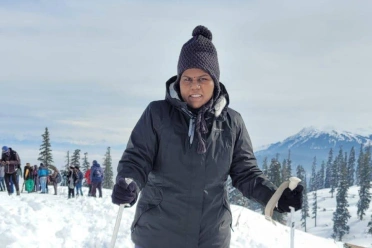 Uma Maheswari Chandrabose With Snow