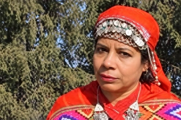 Usha Clementine Henry wearing rajasthani dress