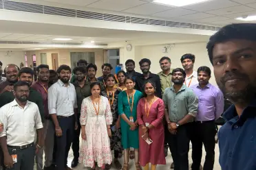 Vellur Pandian Kaliappan Team Meetup