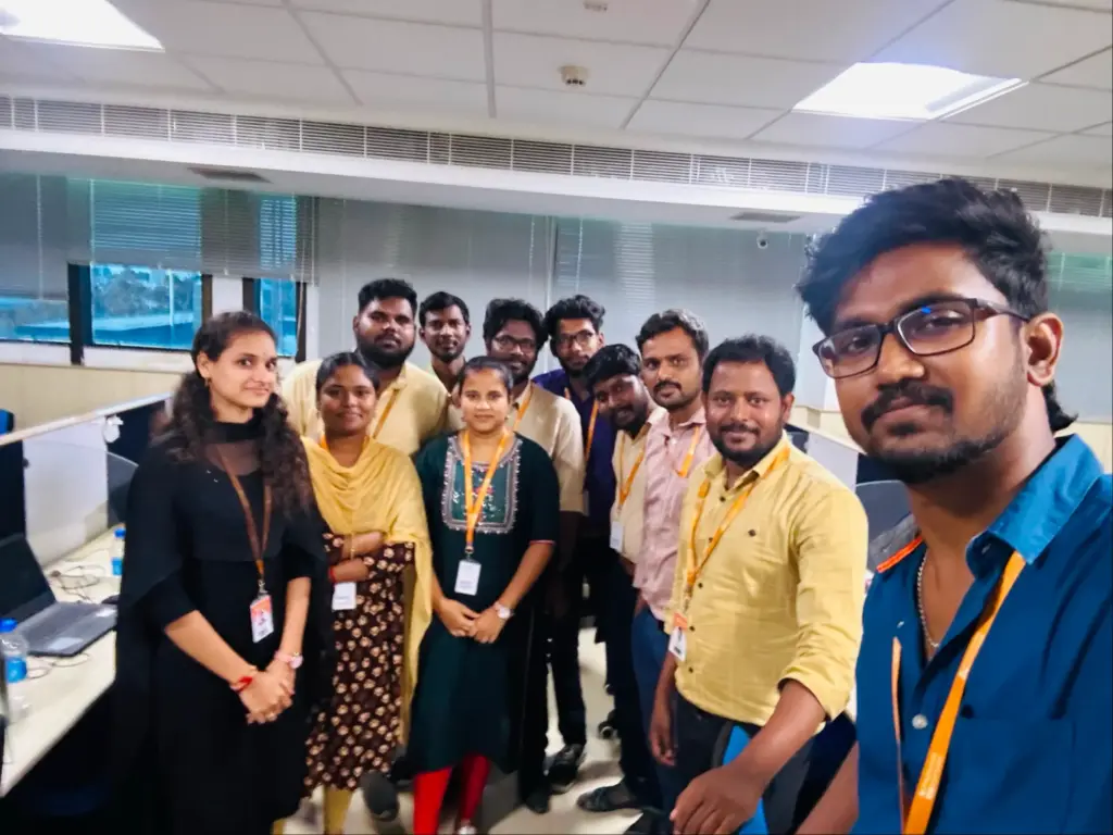 Vengatesh Maniraj Office Team Selfie
