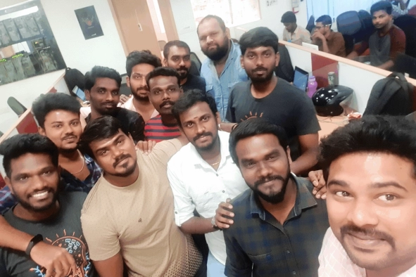 Vignesh Natarajan Team Gathering At Workspace