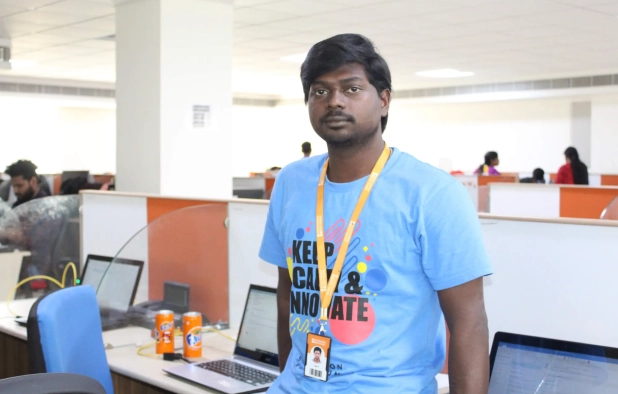 Vijay Raja At Workspace