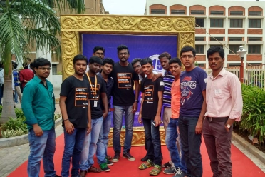 Vijay Raja With Next Event Volunteers