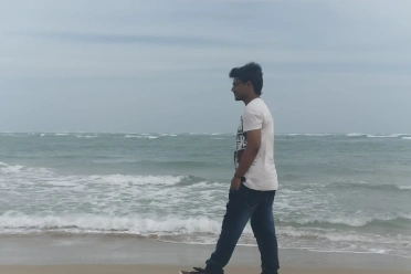 Vijayakumar Mariappan at beach