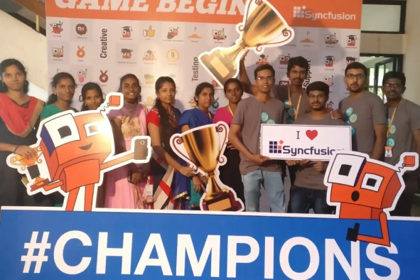 Vijayakumar Mariappan hackathon champions
