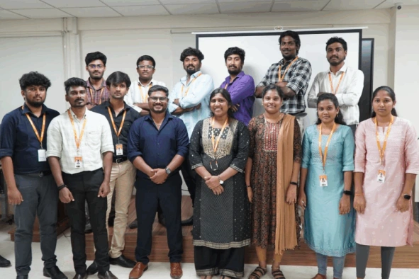 Vijayakumar Mariappan with office team members