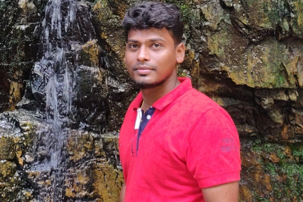 Vijayaraj Angappan At Waterfall