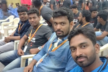 Vijayaraj Angappan With Colleagues At Session